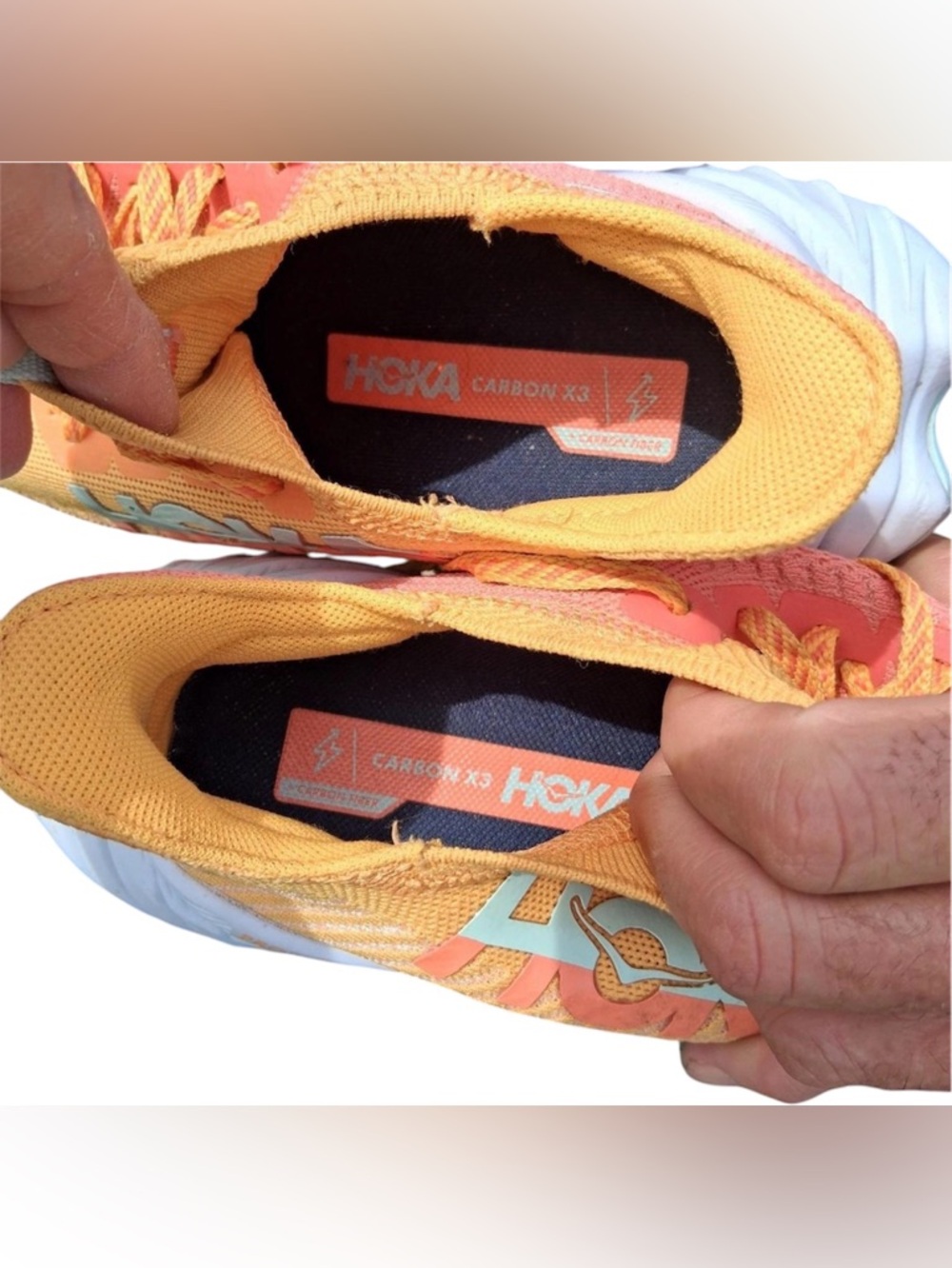 Hoka Carbon X3 Running Shoes Women’s Size 8 Carbon Plate Excellent Condition - Picture 3 of 5